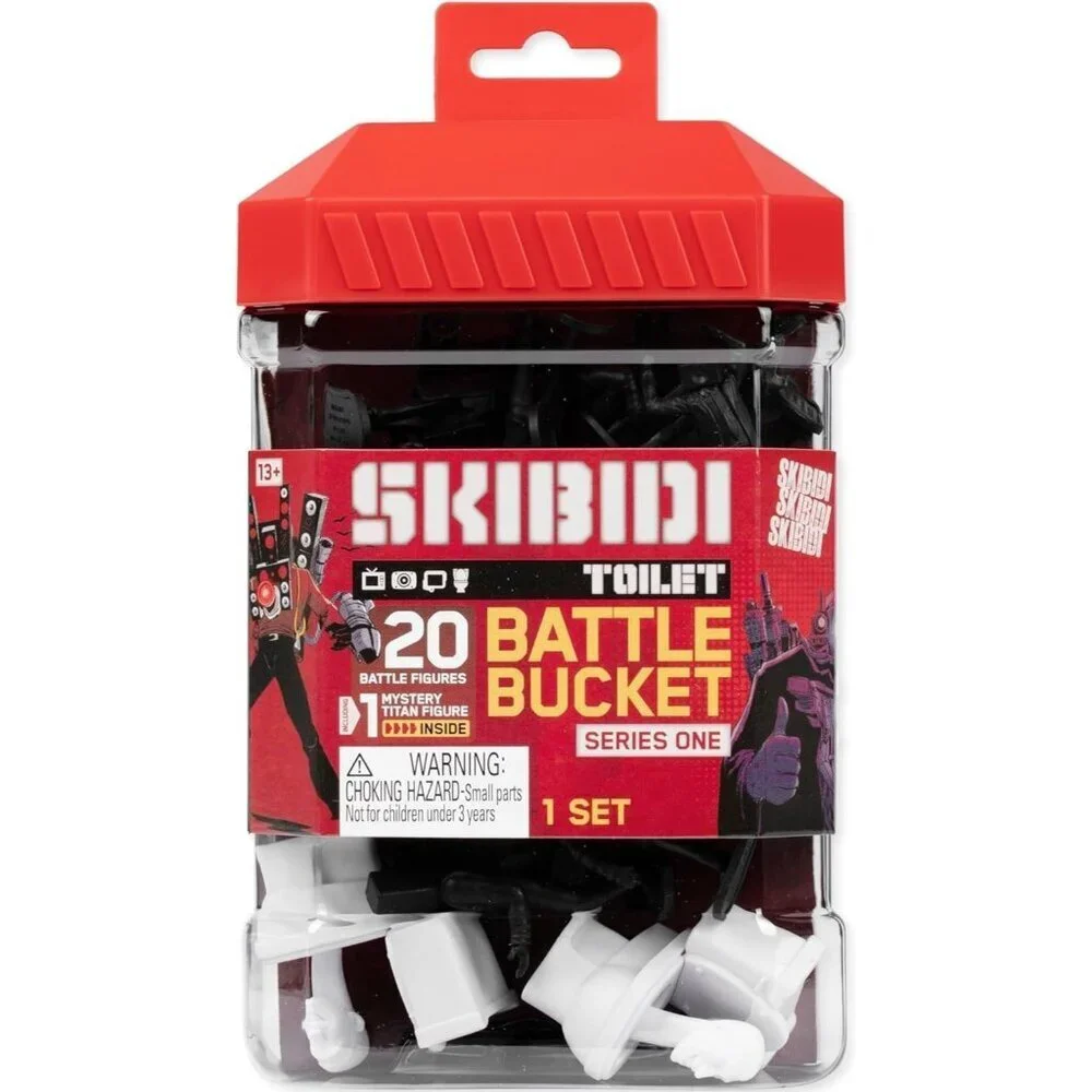 SKIBIDI Toilet Battle Bucket Collectible Figures SKIBIDI TOILETS VS THE ALLIANCE